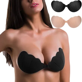 Bra Women Strapless Invisible Bra pads Push Up Bra Train Seamless Sexy Bras Bikini Nipple Pasties For Evening And Wedding Dress 
Bra Women Strapless Invisible Bra pads Push Up Bra Train Seamless Sexy Bras Bikini Nipple Pasties For Evening And Wedding Dress