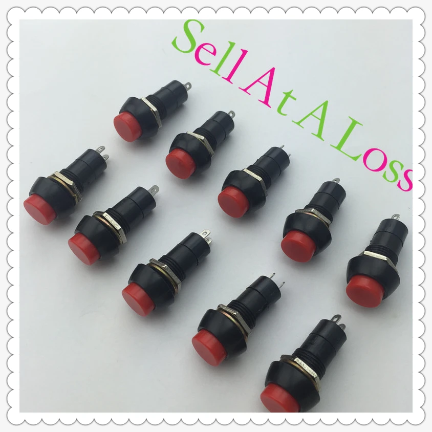 10pcs/lot PBS-11A 2PIN Red Plastic 12mm Push Button Latching Switch G101 Self-Lock 3A 250V Free Shipping Russia
10pcs/lot PBS-11A 2PIN Red Plastic 12mm Push Button Latching Switch G101 Self-Lock 3A 250V Free Shipping Russia