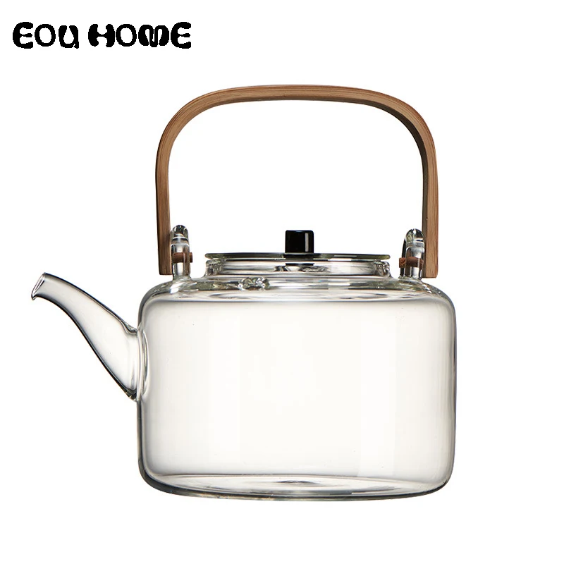 1100ml Glass Teapots Heat-resistant Explosion-proof Boiled Teapot Kung Fu Tea Set Boiled Water Special Bamboo Handle Beam Pot
1100ml Glass Teapots Heat-resistant Explosion-proof Boiled Teapot Kung Fu Tea Set Boiled Water Special Bamboo Handle Beam Pot