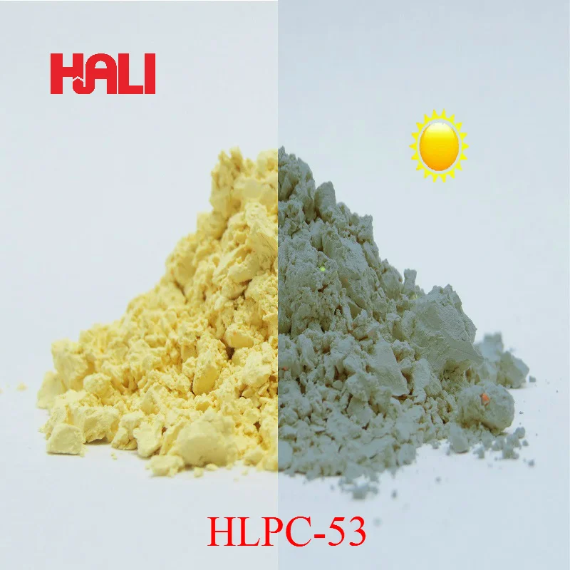 supply color change pigment by sunlight, color to color photochromic powder,1lot=100gram HLPC-53 yellow to blue,free shipping
supply color change pigment by sunlight, color to color photochromic powder,1lot=100gram HLPC-53 yellow to blue,free shipping