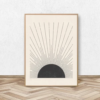 Sun Illustration Mid Century Modern Block Print Neutral Colors Style Poster Canvas Painting Wall Picture Living Room Home Decor
Sun Illustration Mid Century Modern Block Print Neutral Colors Style Poster Canvas Painting Wall Picture Living Room Home Decor