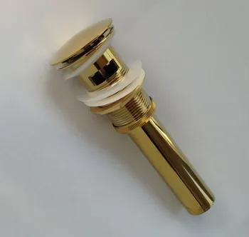 Polished Gold Color Brass Large Round Cap Pop Up Bathroom Sink Basin Waste / Drain With Overflow Bathroom Accessory msd039
Polished Gold Color Brass Large Round Cap Pop Up Bathroom Sink Basin Waste / Drain With Overflow Bathroom Accessory msd039