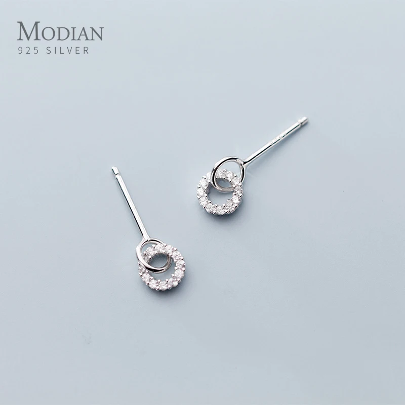 Modian Cute Clear Cubic Zirconia Swing Stud Earrings Charm Sterling Silver 925 Jewelry For Women Wedding 3 Color Fashion Earring
Modian Cute Clear Cubic Zirconia Swing Stud Earrings Charm Sterling Silver 925 Jewelry For Women Wedding 3 Color Fashion Earring