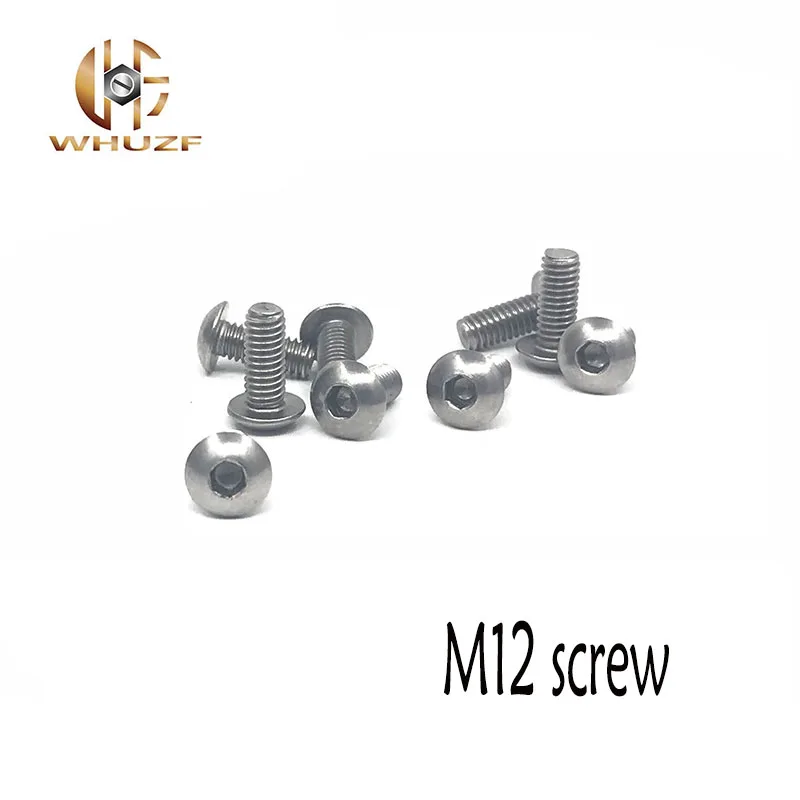 M12 screw Stainless Steel 304 Round Head Screws Mushroom Hexagon hex Socket Button Head Screw Bolt M12*25/30/35-80mm
M12 screw Stainless Steel 304 Round Head Screws Mushroom Hexagon hex Socket Button Head Screw Bolt M12*25/30/35-80mm