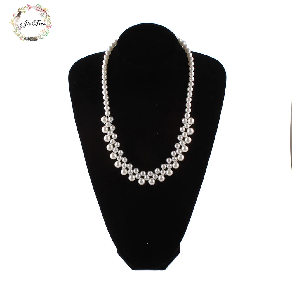 Woven simulated pearl necklace beads women jewelry bridal wedding accessories fashion statement choker necklace wholesale
Woven simulated pearl necklace beads women jewelry bridal wedding accessories fashion statement choker necklace wholesale