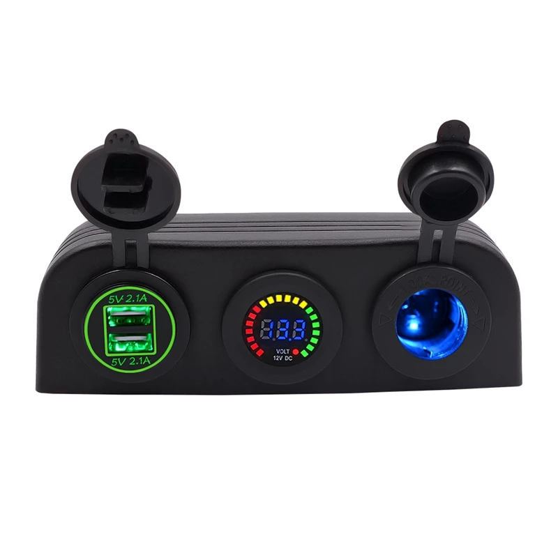Car/RV Universal 4.2A Dual USB Phone Charger/Color Screen Voltmeter 
Car/RV Universal 4.2A Dual USB Phone Charger/Color Screen Voltmeter