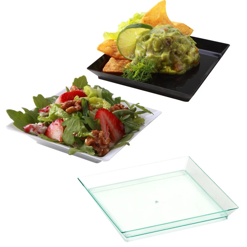 5pcs 13cm Mini Cake Plates Disposable 5inch Plastic Square Dessert Dish For Starters Weddings Event Party Birthday Salads
5pcs 13cm Mini Cake Plates Disposable 5inch Plastic Square Dessert Dish For Starters Weddings Event Party Birthday Salads