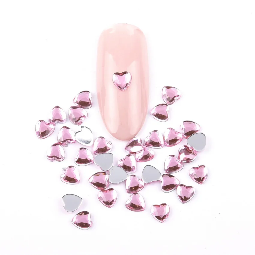 100pcs 4mm Acrylic pink flat heart 3d nail decorations kit accessories studs rhinestone for nail art YHA53 
100pcs 4mm Acrylic pink flat heart 3d nail decorations kit accessories studs rhinestone for nail art YHA53