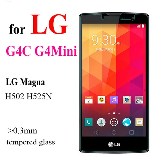 0.3mm 9H tempered glass For LG G4C G4mini G4C LG Magna H502 H525N H520N H522Y screen protector protective case cover +clean kits
0.3mm 9H tempered glass For LG G4C G4mini G4C LG Magna H502 H525N H520N H522Y screen protector protective case cover +clean kits