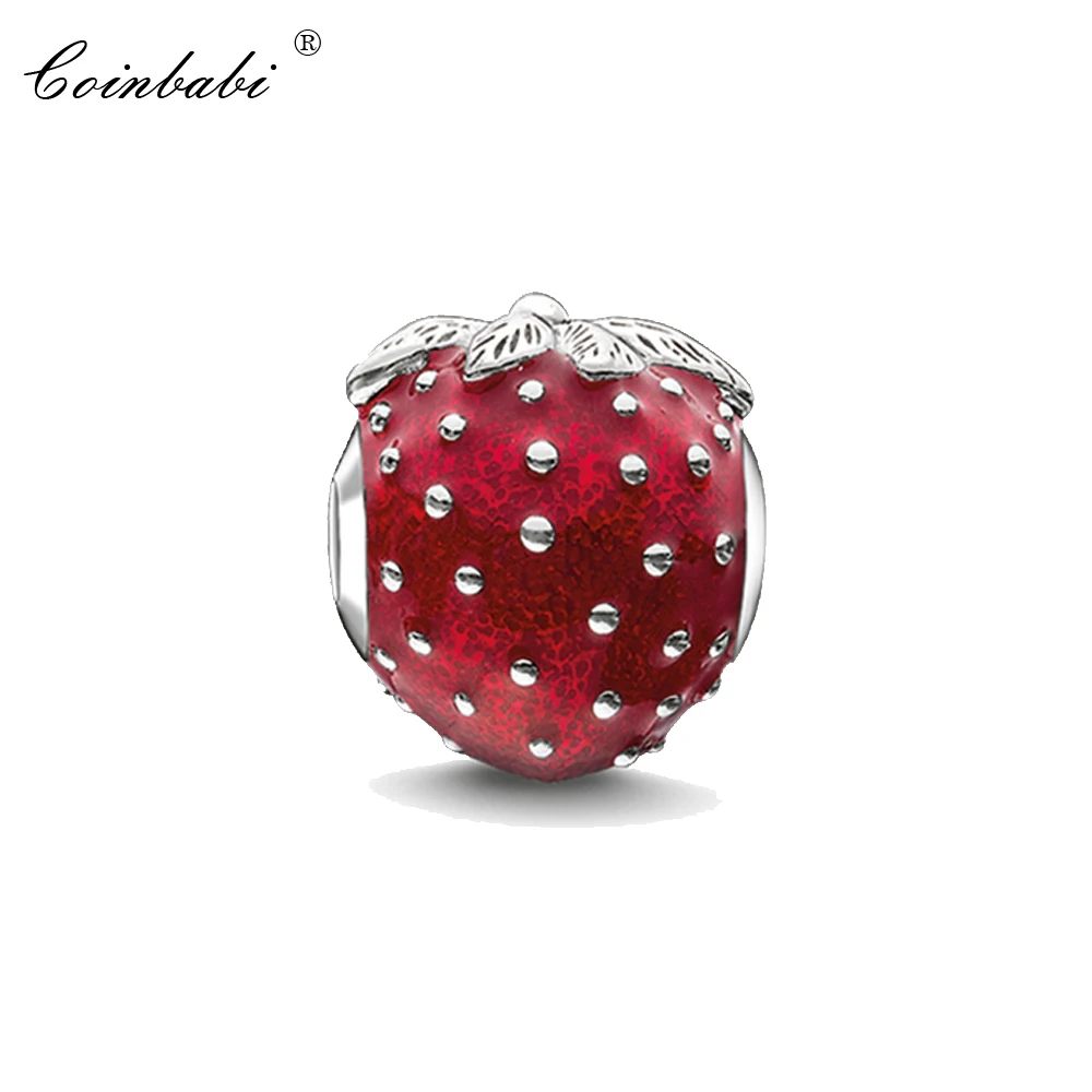 Bead Red Strawberry, Europe Style Silver Large Hole Gift For Women Gift Fit Karma Bracelet Necklace Key Chain Earrings
Bead Red Strawberry, Europe Style Silver Large Hole Gift For Women Gift Fit Karma Bracelet Necklace Key Chain Earrings