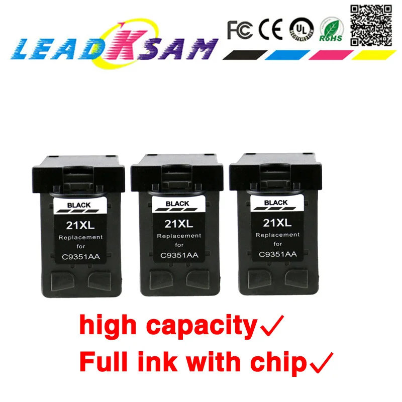 21XL C9351A ink cartridges replace for HP21 21 D2330/D2360/D2460/F310/Fax 1250 Printer
21XL C9351A ink cartridges replace for HP21 21 D2330/D2360/D2460/F310/Fax 1250 Printer