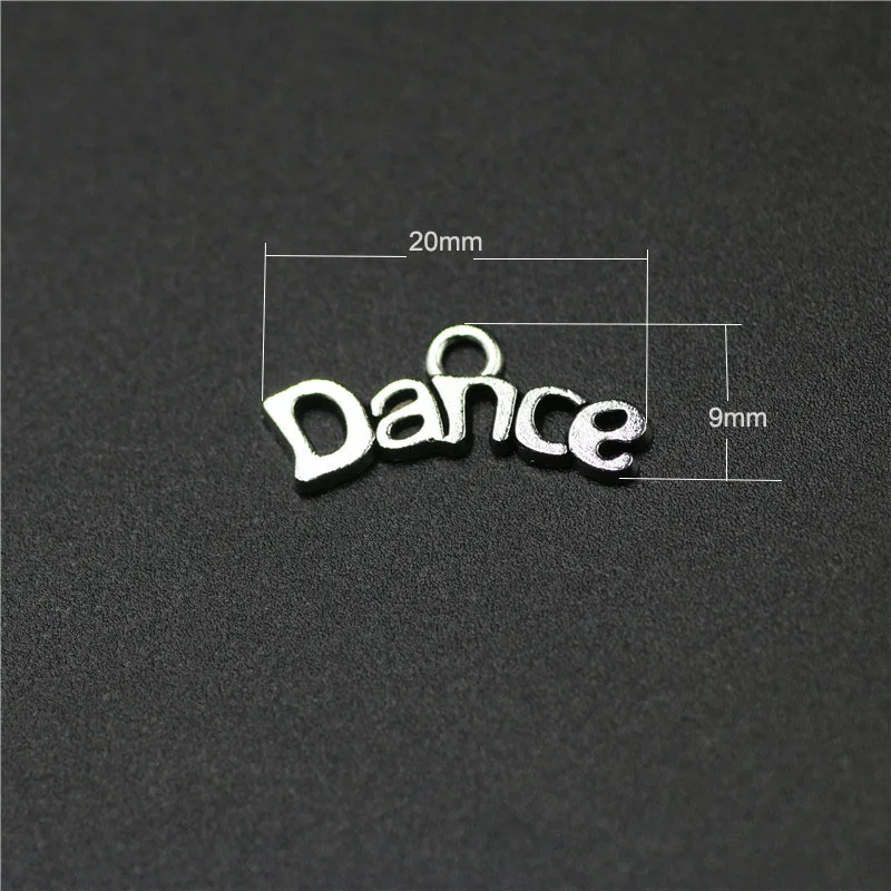 High Quality 50 Pieces/Lot 9mm*20mm Antique Silver Plated Alloy Metal Diy Letter Charm Dance Charms For Jewelry Making
High Quality 50 Pieces/Lot 9mm*20mm Antique Silver Plated Alloy Metal Diy Letter Charm Dance Charms For Jewelry Making