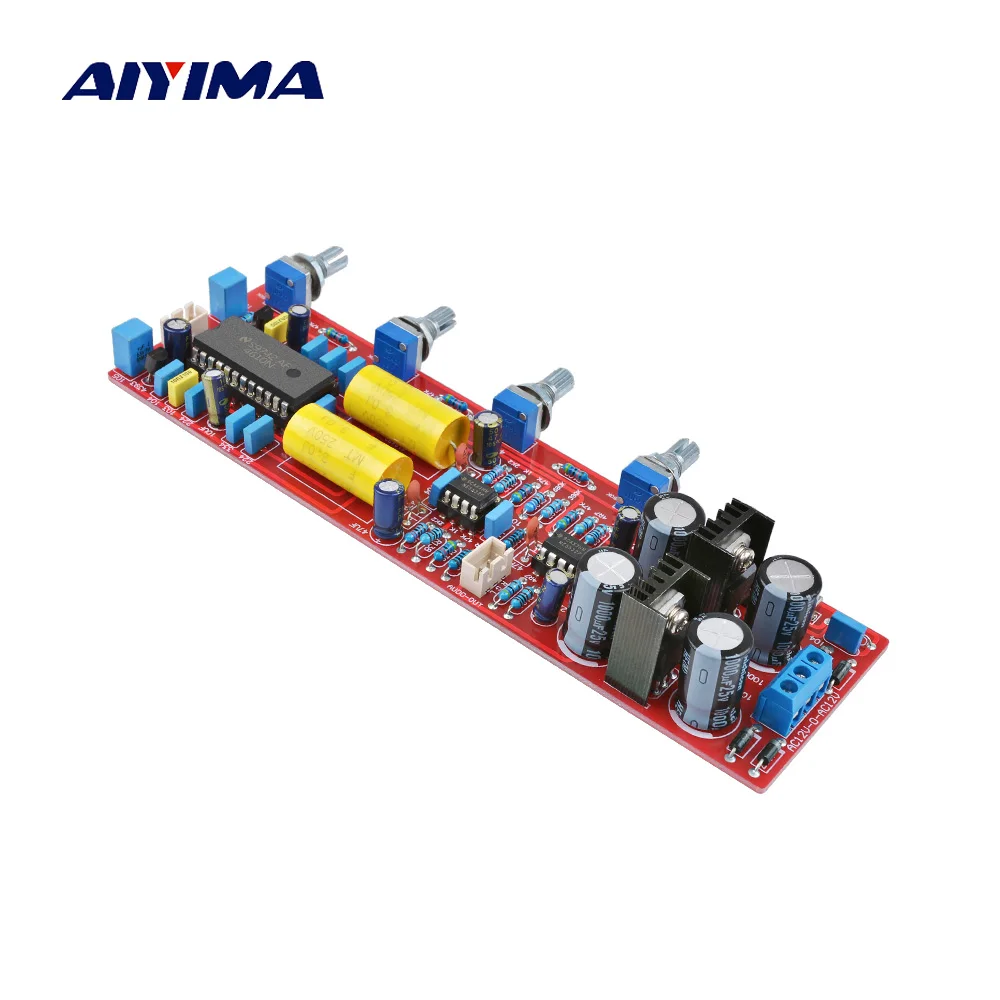 AIYIMA LM4610N Preamplifier Tone Board NE5532 Tone Preamp Volume Control 3D Surround Sound Equal Loudness Volume Tone Control
AIYIMA LM4610N Preamplifier Tone Board NE5532 Tone Preamp Volume Control 3D Surround Sound Equal Loudness Volume Tone Control