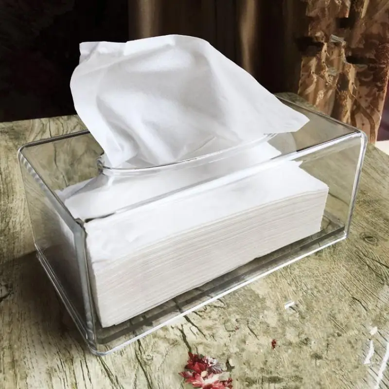 Acrylic Transparent Tissue Box Cover Modern Clearly Tissue Canister Storage Box Cover Napkin Case Holder Hotel Home Decor Crafts
Acrylic Transparent Tissue Box Cover Modern Clearly Tissue Canister Storage Box Cover Napkin Case Holder Hotel Home Decor Crafts
