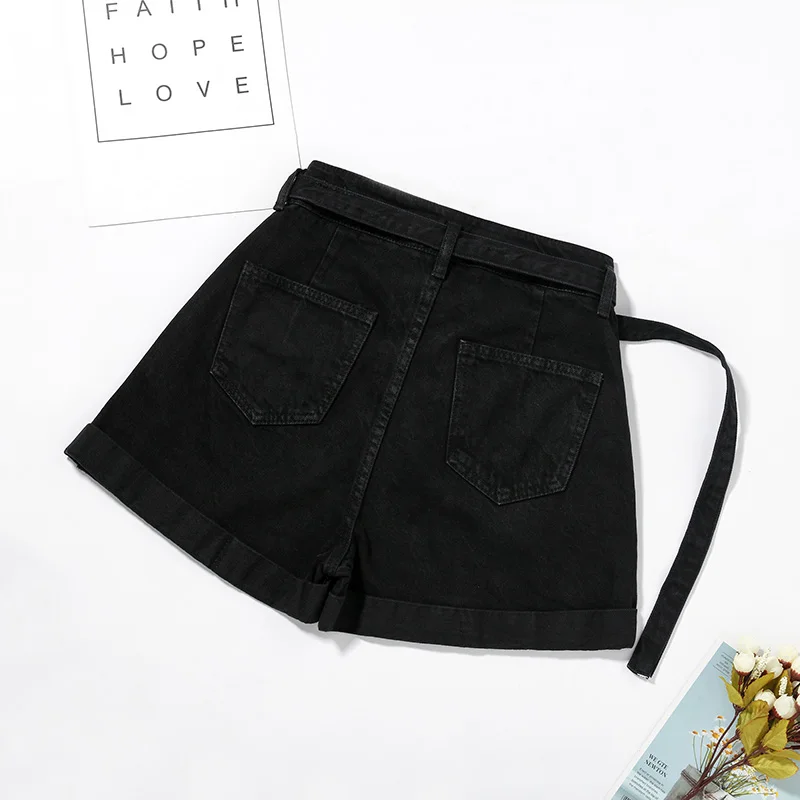 Black Jeans Shorts Nv Xia New Style 2019 Chaozhou version is super high waist and slim A-shaped hot pants for loose outfits
Black Jeans Shorts Nv Xia New Style 2019 Chaozhou version is super high waist and slim A-shaped hot pants for loose outfits