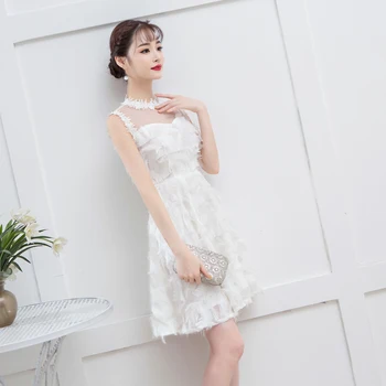 White Color Elegant Mini Dress Bridemaid Dress Women Wedding Party Dress Back of Zipper Vestido Sexy Prom Dress
White Color Elegant Mini Dress Bridemaid Dress Women Wedding Party Dress Back of Zipper Vestido Sexy Prom Dress