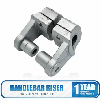 7/8" 22mm 28mm Silver CNC Motorcycle HandleBar Handle Fat Bar Mount Clamps Riser
7/8" 22mm 28mm Silver CNC Motorcycle HandleBar Handle Fat Bar Mount Clamps Riser