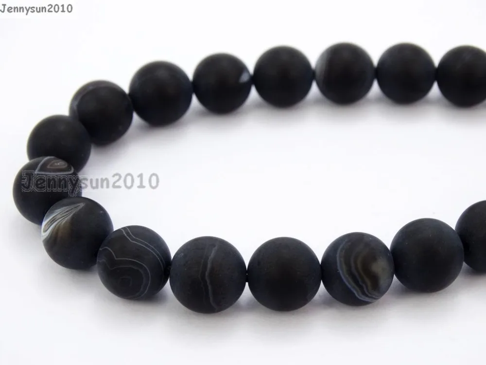 Natural Matte Black Stripe Ag-ate 12mm Frosted Gems stones Round Ball Loose Spacer Beads 15'' 5 Strands/ Pack
Natural Matte Black Stripe Ag-ate 12mm Frosted Gems stones Round Ball Loose Spacer Beads 15'' 5 Strands/ Pack