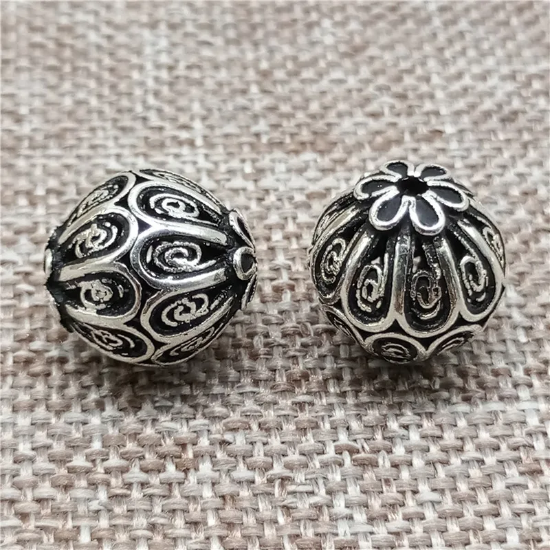 2 Pieces of 925 Sterling Silver Spiral Swirl Oval Bicone Beads for Bracelet Necklace
2 Pieces of 925 Sterling Silver Spiral Swirl Oval Bicone Beads for Bracelet Necklace