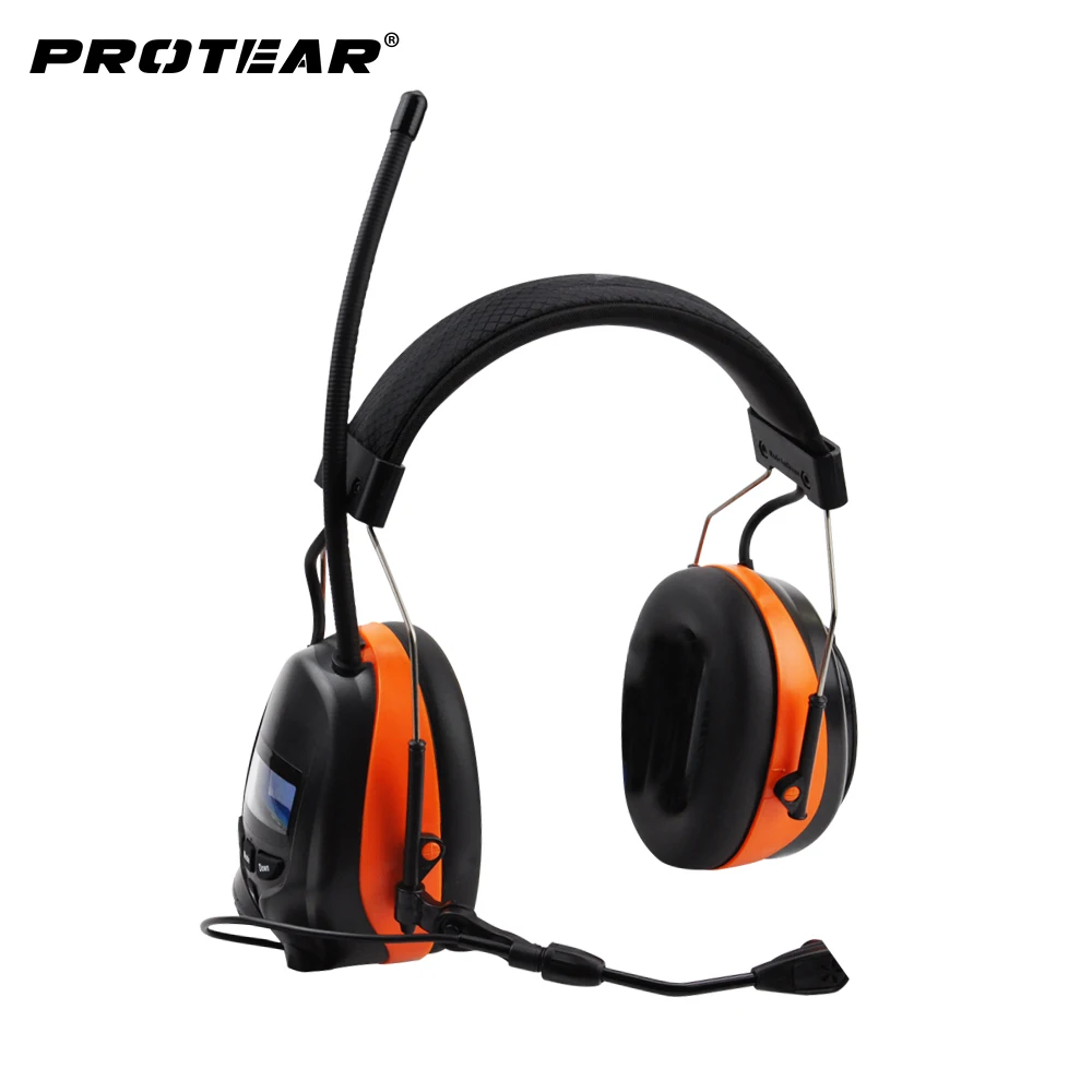 Protear DAB+/DAB/FM Radio Hearing Protector 25dB Lithium Battery Earmuffs Bluetooth Headphone Ear Protection External Microphone
Protear DAB+/DAB/FM Radio Hearing Protector 25dB Lithium Battery Earmuffs Bluetooth Headphone Ear Protection External Microphone