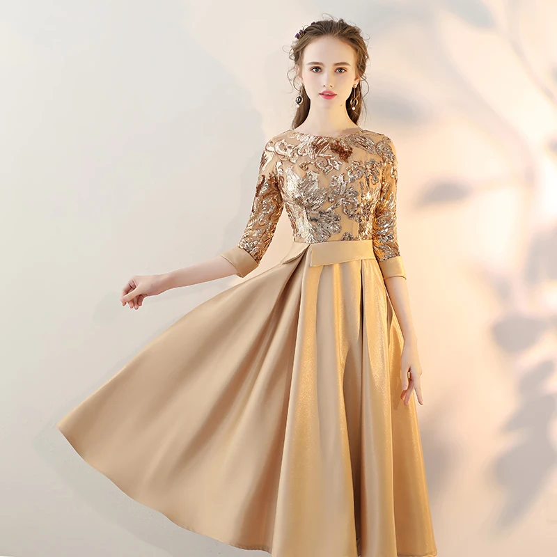 Aswomoye Elegant A-Line Short Evening Dress 2018 New O-Neck Red Carpet Dress Appliques Sequins Prom Dress robe de soiree
Aswomoye Elegant A-Line Short Evening Dress 2018 New O-Neck Red Carpet Dress Appliques Sequins Prom Dress robe de soiree