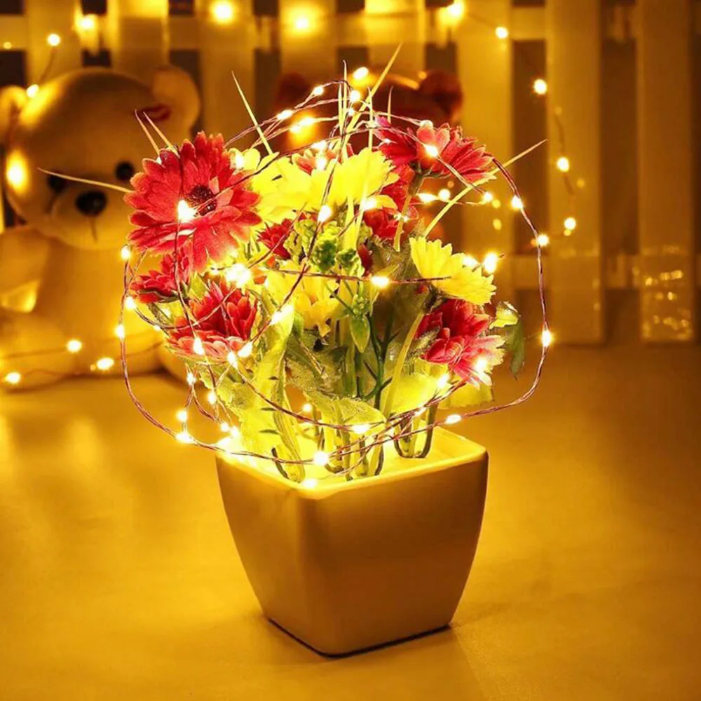 20 50 100 LED String Light Battery/USB Power for Xmas Garland Party Wedding Christmas Tree Fairy Lights Decoration
20 50 100 LED String Light Battery/USB Power for Xmas Garland Party Wedding Christmas Tree Fairy Lights Decoration