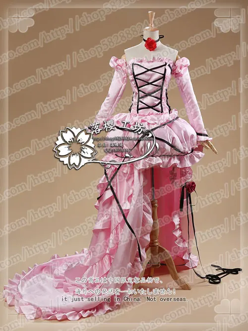 Anime Chobits Chii Cosplay Costume Pink Beauty Party Dress Outfit Dress+Sleeves+Neck+Ribbon 
Anime Chobits Chii Cosplay Costume Pink Beauty Party Dress Outfit Dress+Sleeves+Neck+Ribbon