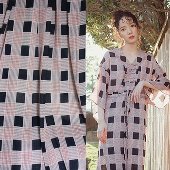 JaneYU Classic, Blue, Red, Striped, Chiffon Printed Fabric Dress Shirt Gown Cloth
JaneYU Classic, Blue, Red, Striped, Chiffon Printed Fabric Dress Shirt Gown Cloth