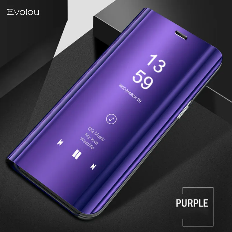 Зеркальный умный флип-чехол для Huawei P20 Lite кожаные чехлы телефонов P9 P10 Plus P8 9 10 2017
