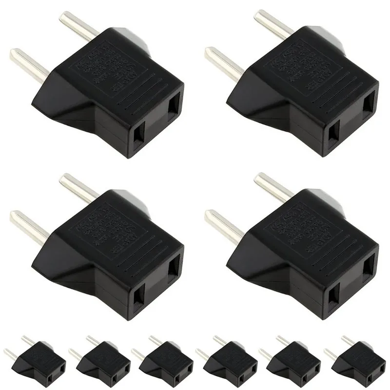 10PCS USA US To EU Euro Europe AC Power Plug Converter Travel Adapter Charger for switch
10PCS USA US To EU Euro Europe AC Power Plug Converter Travel Adapter Charger for switch