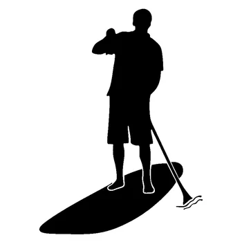 12cm*16.6cm Stand Up Paddle Board Creative Car Sticker Vinyl Black/Silver S3-5547
12cm*16.6cm Stand Up Paddle Board Creative Car Sticker Vinyl Black/Silver S3-5547