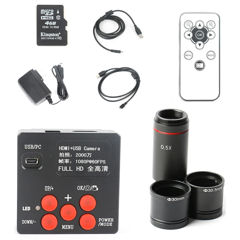 Стерео Биологический микроскоп для 20MP 1080P HDMI электронный окуляр цифровая TF карта