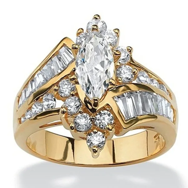 Luxury Female Romantic Big Crystal CZ Stone Ring White Gold Filled Wedding Rings Promise Engagement Ring Anniversary Gifts
Luxury Female Romantic Big Crystal CZ Stone Ring White Gold Filled Wedding Rings Promise Engagement Ring Anniversary Gifts