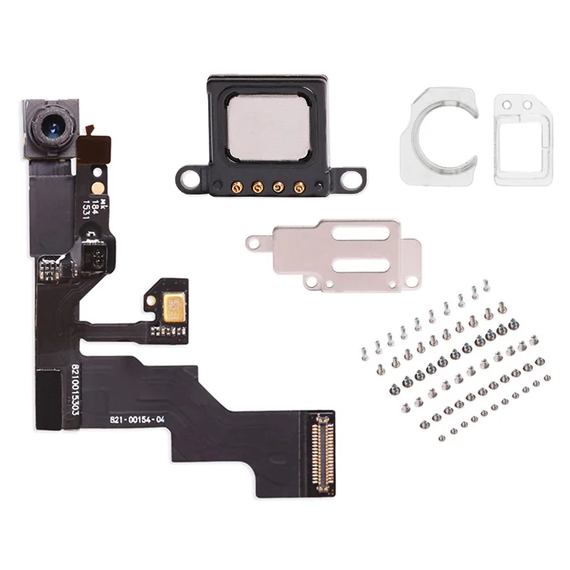 1set Proximity Sensor Light Front Camera Assembly Flex Cable For iPhone 5 5S 5C 6 6S Plus With Earpiece Speaker Metal +Screws
1set Proximity Sensor Light Front Camera Assembly Flex Cable For iPhone 5 5S 5C 6 6S Plus With Earpiece Speaker Metal +Screws