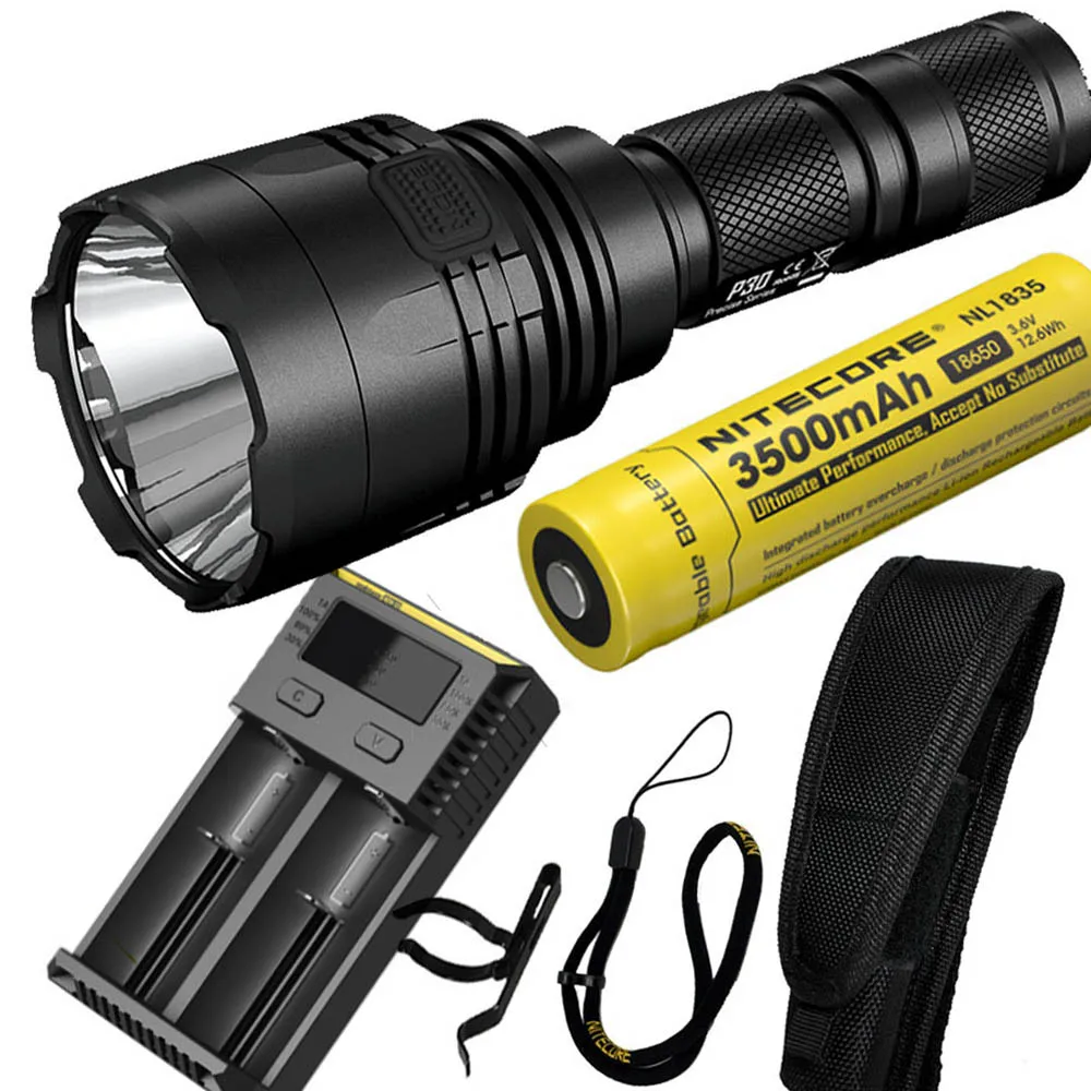 

NITECORE P30 Flashlight CREE XP-L HI V3 LED max 1000LM 8 Working Modes beam distane 618 meter LED torch outdoor rescue light