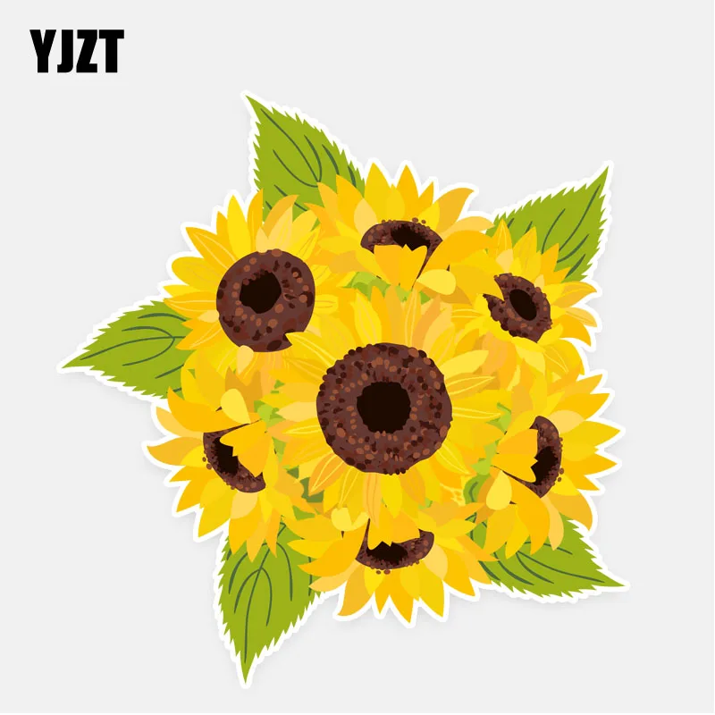 YJZT 12.5*13.1CM Sunflower Decor Flowers Colored Car Stickers Bumper Car Window Decoration 11A0740
YJZT 12.5*13.1CM Sunflower Decor Flowers Colored Car Stickers Bumper Car Window Decoration 11A0740
