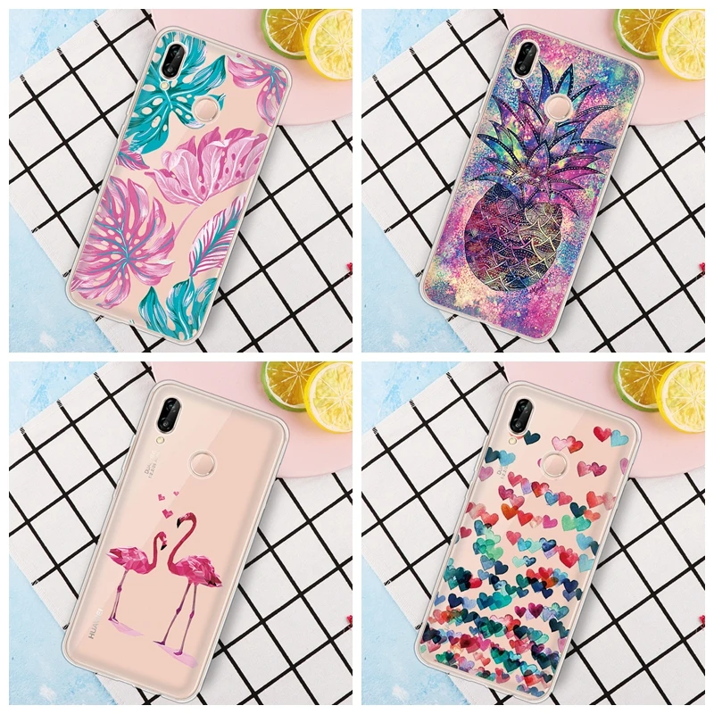 EKDM Soft TPU Silicon Phone Case For Huawei P Smart P20 Mate 10 9 Lite P10 Pro Y6 Y5 2017 Nova 2i Back Cover For Honor 10 9 8