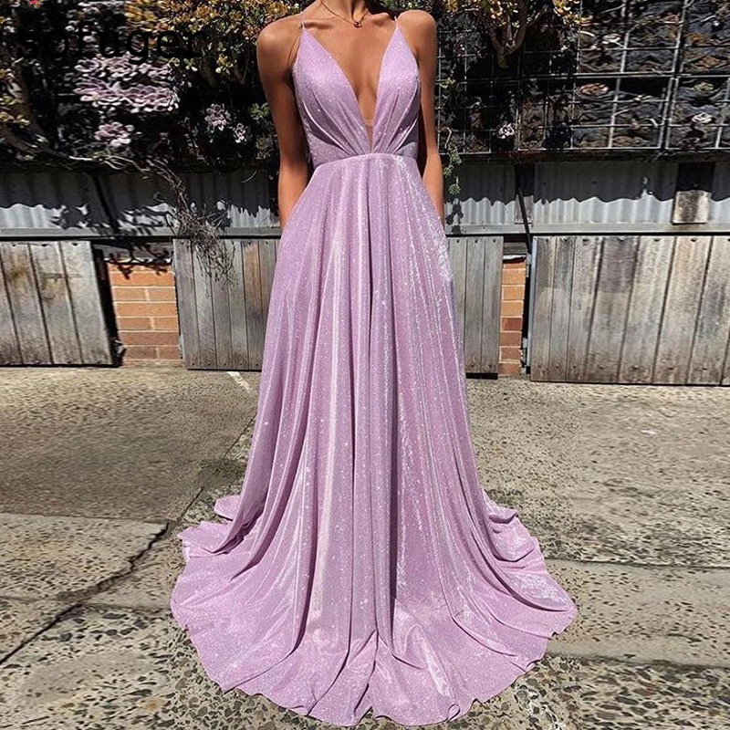 Lilac Bling Bling Sexy V Neck Evening Dress Prom Vestidos De Fiesta Graduate Formal Party Dress Arabic Muslim Special Occasion
Lilac Bling Bling Sexy V Neck Evening Dress Prom Vestidos De Fiesta Graduate Formal Party Dress Arabic Muslim Special Occasion