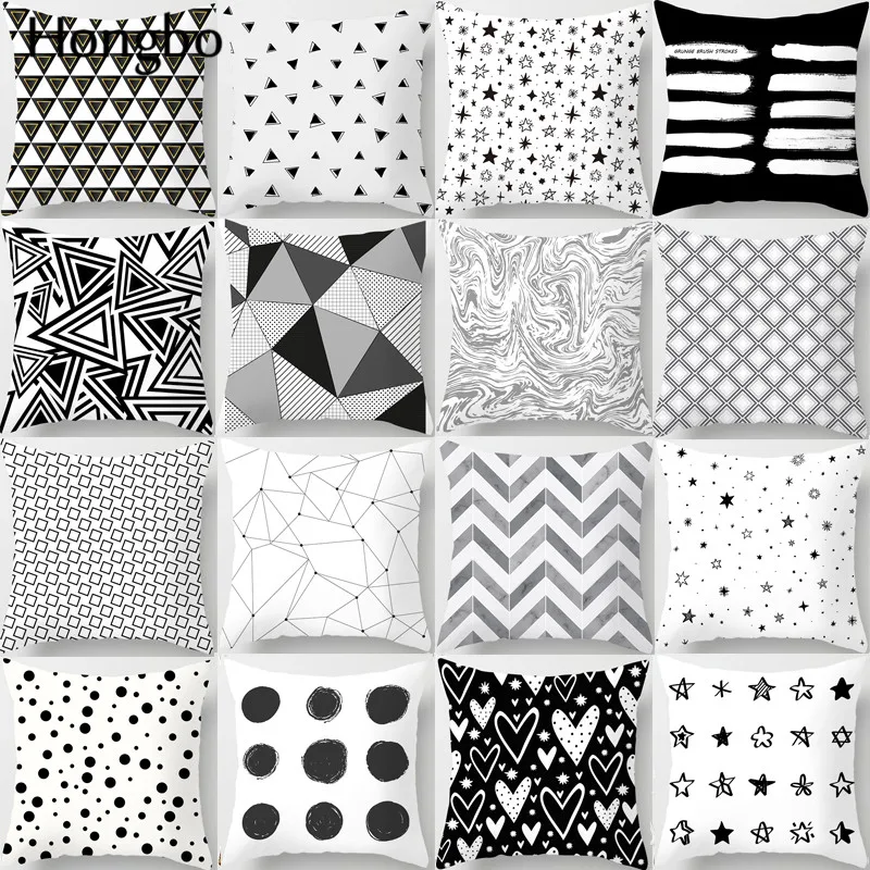 Hongbo Black and White Geometric Decorative Pillowcases Polyester Throw Pillow Case Striped Geometric Pillowcase kussensloop
Hongbo Black and White Geometric Decorative Pillowcases Polyester Throw Pillow Case Striped Geometric Pillowcase kussensloop