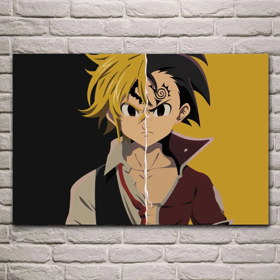 Cool Meliodas seven deadly sins anime fan art living room decor home wall art decor wood frame fabric posters KH363
Cool Meliodas seven deadly sins anime fan art living room decor home wall art decor wood frame fabric posters KH363