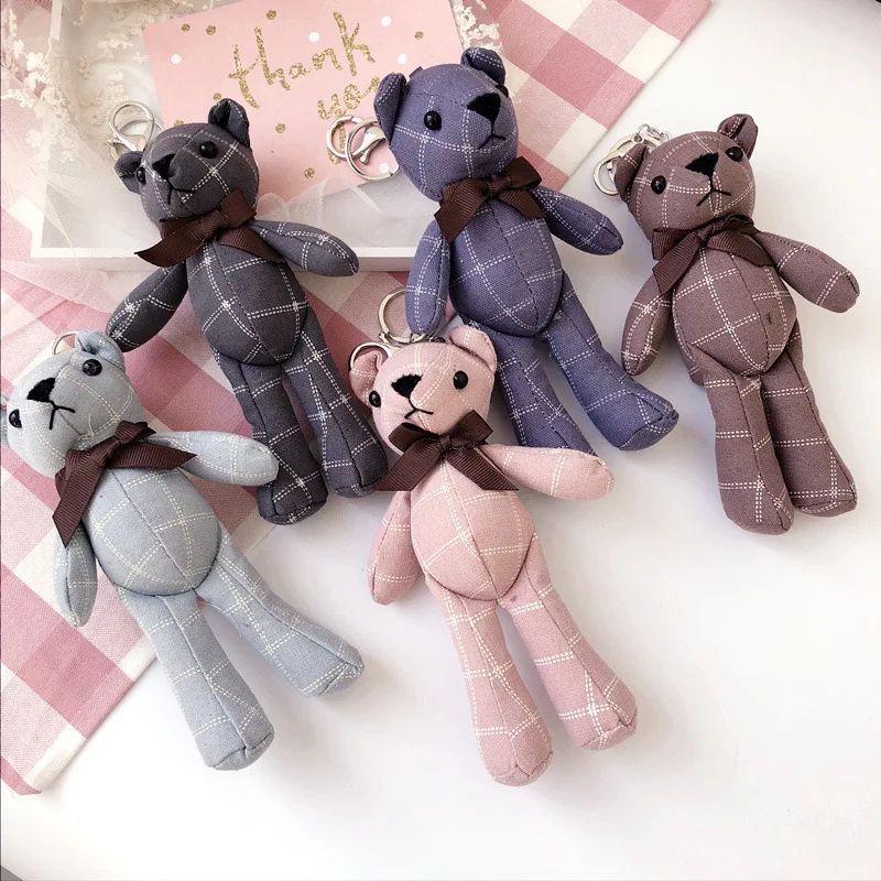 Korea Handmade Fabric Cartoon Bear Fall Winter Key chain Bag Car Pendents for Adult Women Girls Fashion Jewelry-SWKKC033E
Korea Handmade Fabric Cartoon Bear Fall Winter Key chain Bag Car Pendents for Adult Women Girls Fashion Jewelry-SWKKC033E