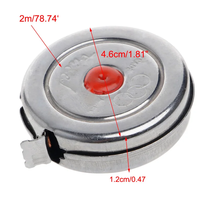 OOTDTY 2m Mini Office Stainless Steel Woodworking Retractable Tape Measure Metric
OOTDTY 2m Mini Office Stainless Steel Woodworking Retractable Tape Measure Metric