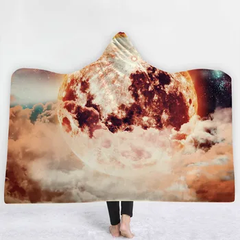 Plush Hooded Air Conditioner Blanket Polyester Flannel Thickened Mysterious Universe Blanket Comfort Wearable Blanket 150x200cm
Plush Hooded Air Conditioner Blanket Polyester Flannel Thickened Mysterious Universe Blanket Comfort Wearable Blanket 150x200cm