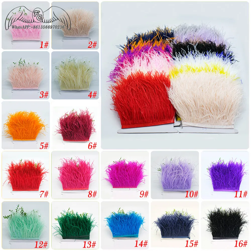 Factory Price 10Yards High Quality Real Ostrich Feather Trim 10-15CM Plume For Crafts Skirt/Dress/Costume Decoration Accessories
Factory Price 10Yards High Quality Real Ostrich Feather Trim 10-15CM Plume For Crafts Skirt/Dress/Costume Decoration Accessories