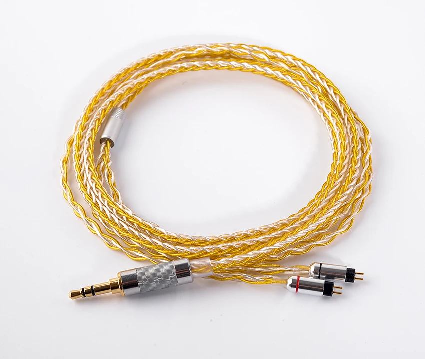 0.78mm 2 Pin Hand Made DIY Updated 8 Core 3.5mm Cable 7N Gold Silver Mixed Cable Cord For KZ ZS5 ZS6 ZSR ZST UE18 UM3X
0.78mm 2 Pin Hand Made DIY Updated 8 Core 3.5mm Cable 7N Gold Silver Mixed Cable Cord For KZ ZS5 ZS6 ZSR ZST UE18 UM3X
