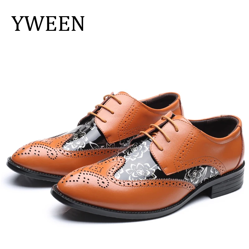 YWEEN Pointed Toe Men's Dress Shoes New Men Brogue Shoes Leather Wedding Oxford Shoes EUR 37-48
YWEEN Pointed Toe Men's Dress Shoes New Men Brogue Shoes Leather Wedding Oxford Shoes EUR 37-48