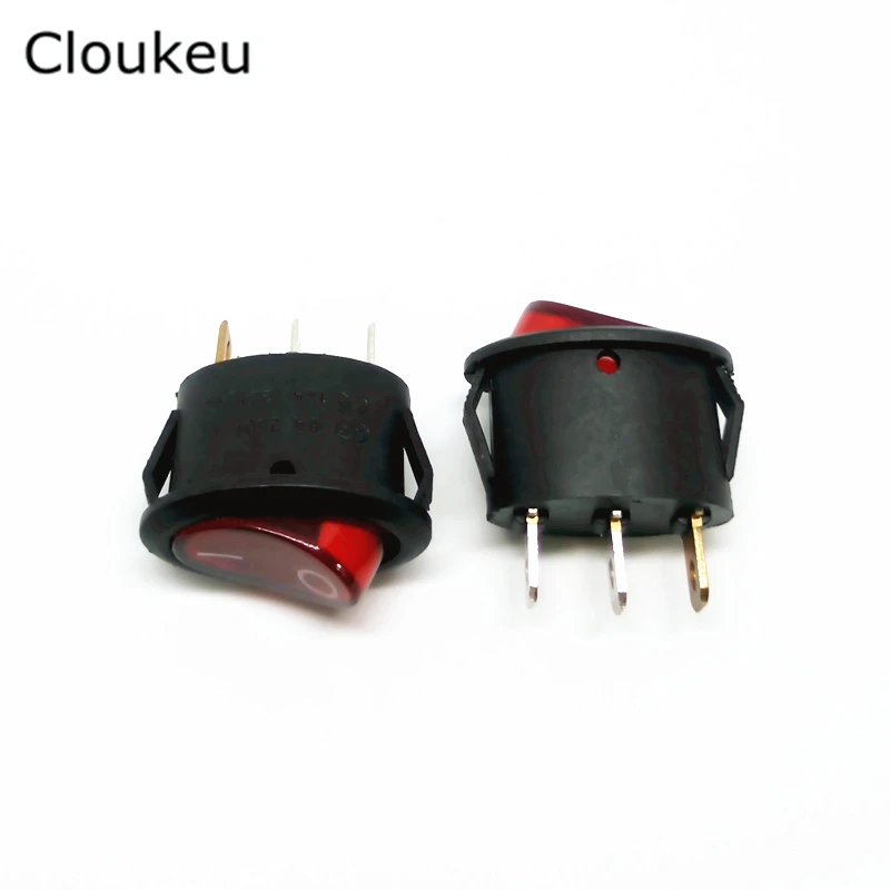 5Pcs Rocker Switch Ellipse Red With lamp 220V KCD1 KCD2 3Pin 2File Seesaw Power switch 6A250V
5Pcs Rocker Switch Ellipse Red With lamp 220V KCD1 KCD2 3Pin 2File Seesaw Power switch 6A250V