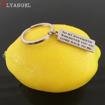 Fashion Engraved Jewelry Hand Stamp WHEREVER YOU GO COME BACK TO ME Stainless Keyring For Men Boyfriend Valentine Gift Keychain
Fashion Engraved Jewelry Hand Stamp WHEREVER YOU GO COME BACK TO ME Stainless Keyring For Men Boyfriend Valentine Gift Keychain