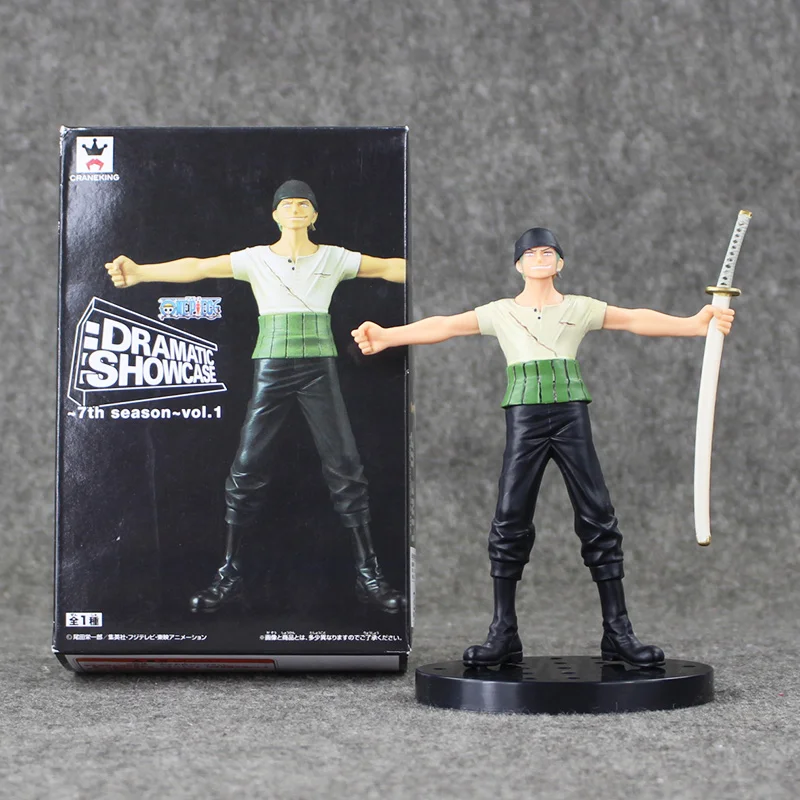 One Piece Action Figures Zoro Dramatic Showcase Model PVC Toy Roronoa Zoro Japanese Anime Figure Toy 16cm
One Piece Action Figures Zoro Dramatic Showcase Model PVC Toy Roronoa Zoro Japanese Anime Figure Toy 16cm