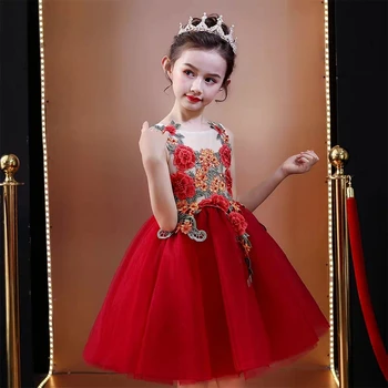 Baby Kids Elegant Nice Appliques Flowers Evening Birthday Party Princess Tulle Dress Little Girls Children Piano Costumes Dress
Baby Kids Elegant Nice Appliques Flowers Evening Birthday Party Princess Tulle Dress Little Girls Children Piano Costumes Dress